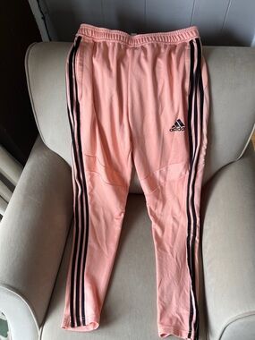 Adidas pink joggers/sweats